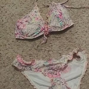 Victoria's Secret Ruched Bikini Set